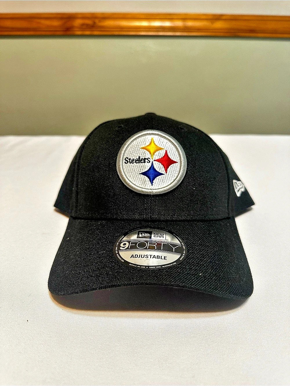 New Era Pittsburgh Steelers New Era 9FORTY Adjustable Hat Black Cap